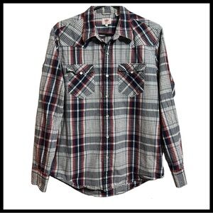 LEVI’S Classic Plaid Button Down Shirt